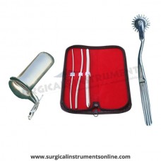 Hegar uterine dilator 3 pieces set,3-4, 5-6, 11-12, pinwheel, collin large